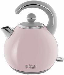 Elektriskā tējkanna Russell Hobbs 24402-70, 1.5 l, nerūsējošā tērauda krās./rozā krās.