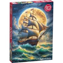 Puzle CherryPazzi The Moonlit Odyssey, 70 cm x 50 cm, 1000 gab., daudzkrāsaina