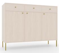 Komoda ADRK Tili, rusva sp., 80 cm x 124.5 cm x 40.8 cm