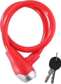 Spyna Dunlop Cable Lock GS247449, raudona sp., 650 mm