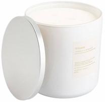 Свеча, ароматическая Homla Aura Jasmine & Bergamot, 870 г, белый цв.