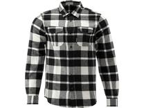 Krekls vīriešu Yato Flannel YT-78812, balta krās./melna krās., S izmērs
