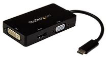 Adapteris StarTech CDPVGDVHDBP USB-C male, HDMI, DVI, VGA female