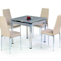 Stalas išskleidžiamas Kent, šviesiai ruda sp., 80 - 130 cm x 80 cm x 76 cm