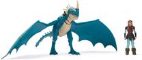 Figūrėlių rinkinys Spin Master How To Train Your Dragon Deadly Nadder & Astrid, 2 vnt., mėlyna sp./ruda sp.