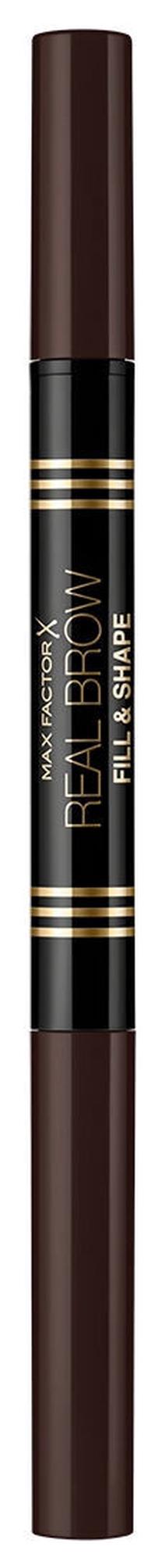 Uzacu zīmulis Max Factor Fill & Shape, 0.66 g, brūna krās. 04 deep brown