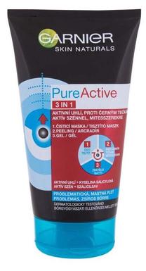 Sejas skrubis Garnier Pure Active 3in1, 150 ml