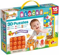 Kaladėlės Lisciani Carotina Baby Blocks 79926, 15 vnt.