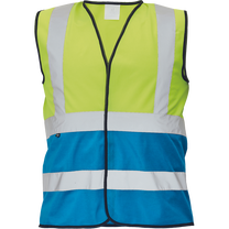 Veste universāls Cerva Lynx Duo HV, zila krās./dzeltena krās., S izmērs