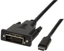 Vads Logilink UA0334 USB-C to VGA VGA, USB-C, 3 m, melna krās.