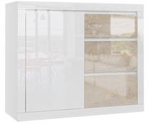 Komoda Tuckano, balta sp., 90 cm x 107 cm x 40 cm