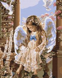 Tapymas pagal skaičius Picture Paint It! Little Angel, įvairių spalvų