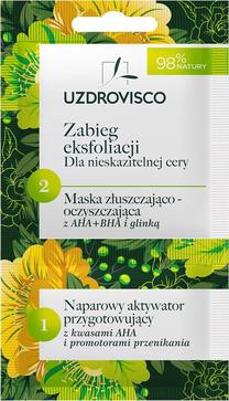 Sejas skrubis Uzdrovisco Exfoliation Treatment Exfoliating and cleansing, 8 ml