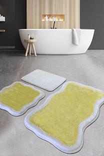 Комплект ковриков для ванны Foutastic Olaf 359CHL3249, желтый цв., 100 см x 60 см