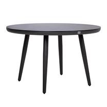 Valgomojo stalas Home4you Bristol, pilka sp., 120 cm x 120 cm x 74 cm