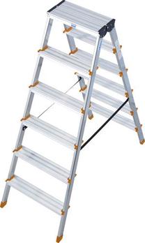 Kopėčios dvipusės buitinės Krause Dopplo Folding 2x6, 130 cm