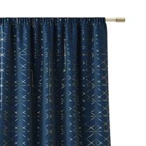 Naktinė užuolaida Room99 Glammy, aukso sp./mėlyna sp., 140 cm x 260 cm