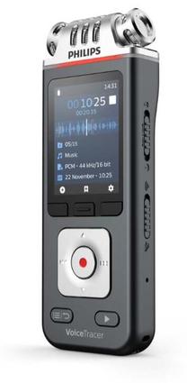 Diktofonas Philips DVT6115, sidabro sp., 8 GB