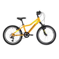 Vaikiškas dviratis, kalnų Kross Level Mini 2.0, juoda sp./geltona sp., 11", 20"