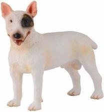 Фигурка-игрушка Collecta Bull Terrier Male 88384, 8.5 см, белый цв.