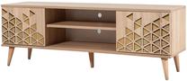 TV staliukas Kalune Design Truva 120, ąžuolo sp., 40 cm x 140 cm x 50 cm