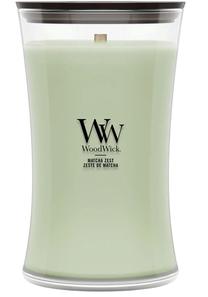 Žvakė, aromatinė WoodWick Matcha Zest, 90 - 140 h, 609 g, žalia sp.