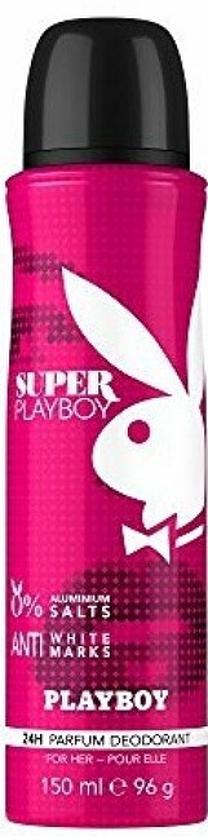 Дезодорант для женщин Playboy Super Playboy Women, 150 мл