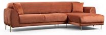 Kampinė sofa Hanah Home Image 560ARE1145, ruda sp., dešininė, 169 x 287 cm x 85 cm