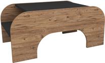 Kavos staliukas Kalune Design Darina, ruda sp./balta sp., 53.6 cm x 90 cm x 40 cm