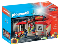 Konstruktorius Playmobil City Action Nešiojama gaisrinės stotis 5663, 62 vnt.