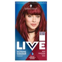 Matu krāsa Schwarzkopf Live Intense Colour, red passion krās., 043, 50 ml