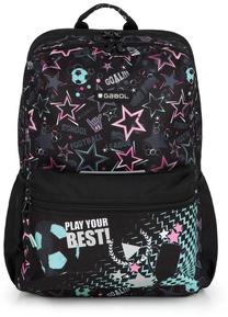 Mokyklinė kuprinė Gabol Stellar 11G232953, juoda sp./įvairių spalvų, 44 cm x 32 cm x 15 cm