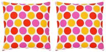 Декоративная подушка VLX Cotton, многоцветный, 40 см x 40 см, 2 шт.