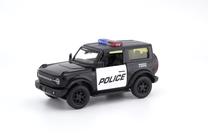 Игрушечная полицейская машина RMZ City Ford Bronco Police 554073P, черный цв.