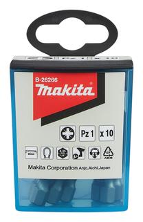 Набор битов для отверток Makita B-26266, PZ1, 50 мм, 1/4"