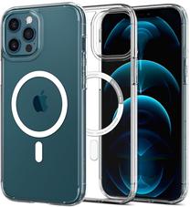 Чехол для телефона Spigen Ultra Hybrid Mag for iPhone 12/12 Pro, прозрачный цв./белый цв., Apple