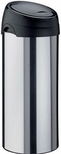 Šiukšliadėžė Meliconi Soft Touch, juoda sp., 40 l, 73 cm