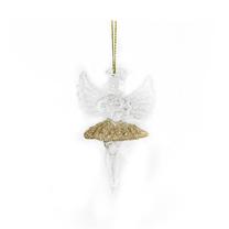 Eglītes rotājums Christmas Touch EBT8410256, caurspīdīga krās./zelta krās., 7 cm, stikls