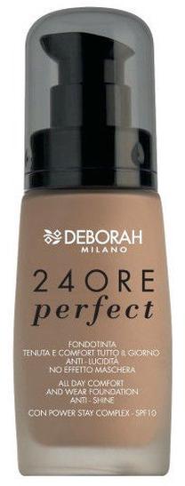 Skystas makiažo pagrindas Deborah Milano 24Ore Care Perfection, 01 fair, 30 ml