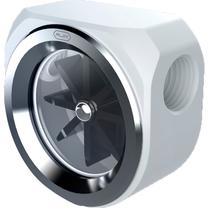 Srauto indikatorius Raijintek Rjk-flow meter, 45 g, 2.35 cm, balta sp.