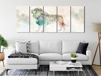 Reprodukcija Artgeist Colourful King HKNW0075S, 100 cm x 40 cm