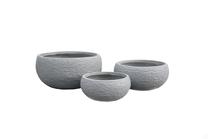 Puķu pods Domoletti LT14044-3S, keramika, Ø 44 cm, bēša krās.