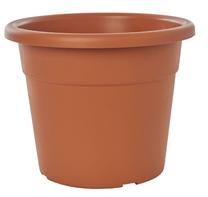 Puķu pods Domoletti MA000025, plastmasa, Ø 25 cm, brūna krās.
