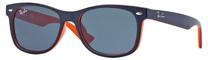 Sporta saulesbrilles Ray-Ban New Wayfarer Junior RJ9052S 178/80 47-15, 47 mm, zila krās./melna krās./oranža krās.