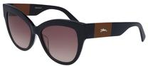 Спортивные солнцезащитные очки Longchamp LO649S 424, 55 мм, коричневый цв./черный цв.