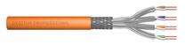 Провод Digitus Cat.7 S/FTP Cable DK-1743-VH-1 S/FTP, S/FTP, 100 м, oранжевый цв.
