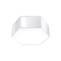 Prekė su pažeista pakuote. Šviestuvas lubų Sollux Sunde 11, E27, 2 x 60 W, balta sp.