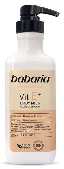 Ķermeņa pieniņš Babaria E+, 500 ml