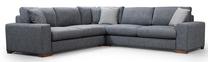 Kampinė sofa Hanah Home Loop 7, antracito sp., 282 x 282 cm x 85 cm