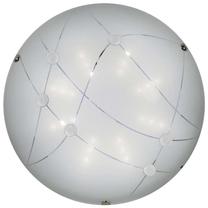 Valgusti plafoon Candellux Lighting Duca, LED, 3000 °K, 24 x 10 W, läbipaistev v./valge v. / kroom v., 30 x 30 cm